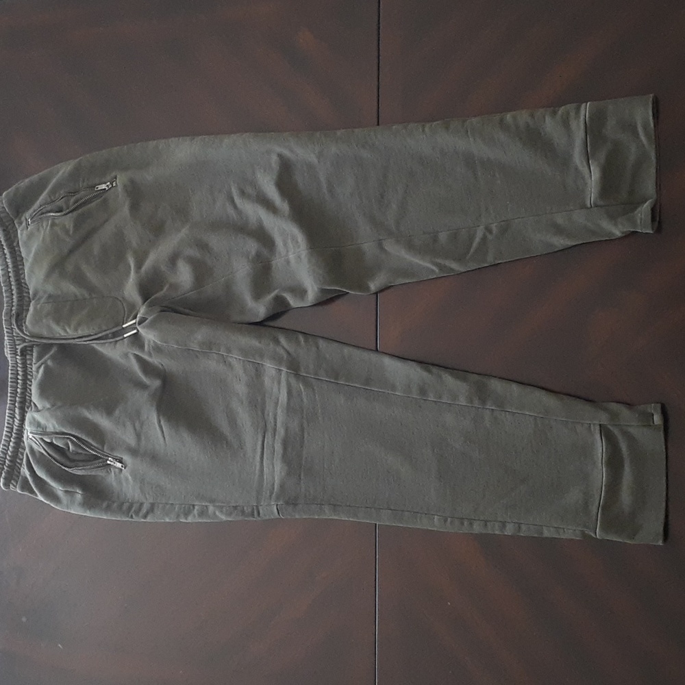Unisex green joggers